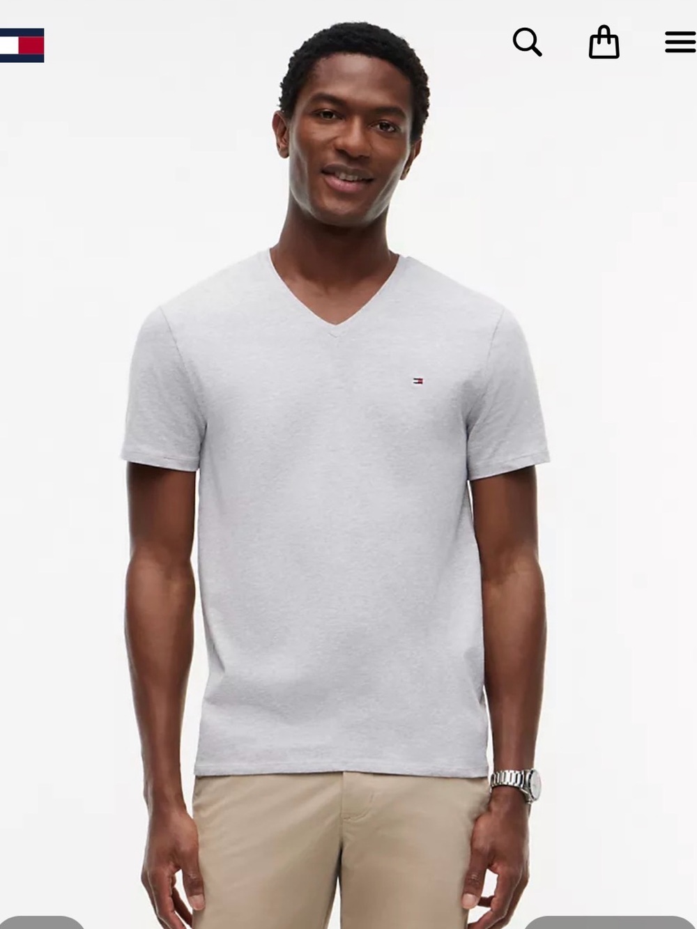 Tommy Hilfiger Slim Fit V Neck